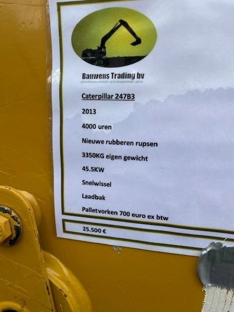 Minicargadora CAT 247 B 3: foto 16