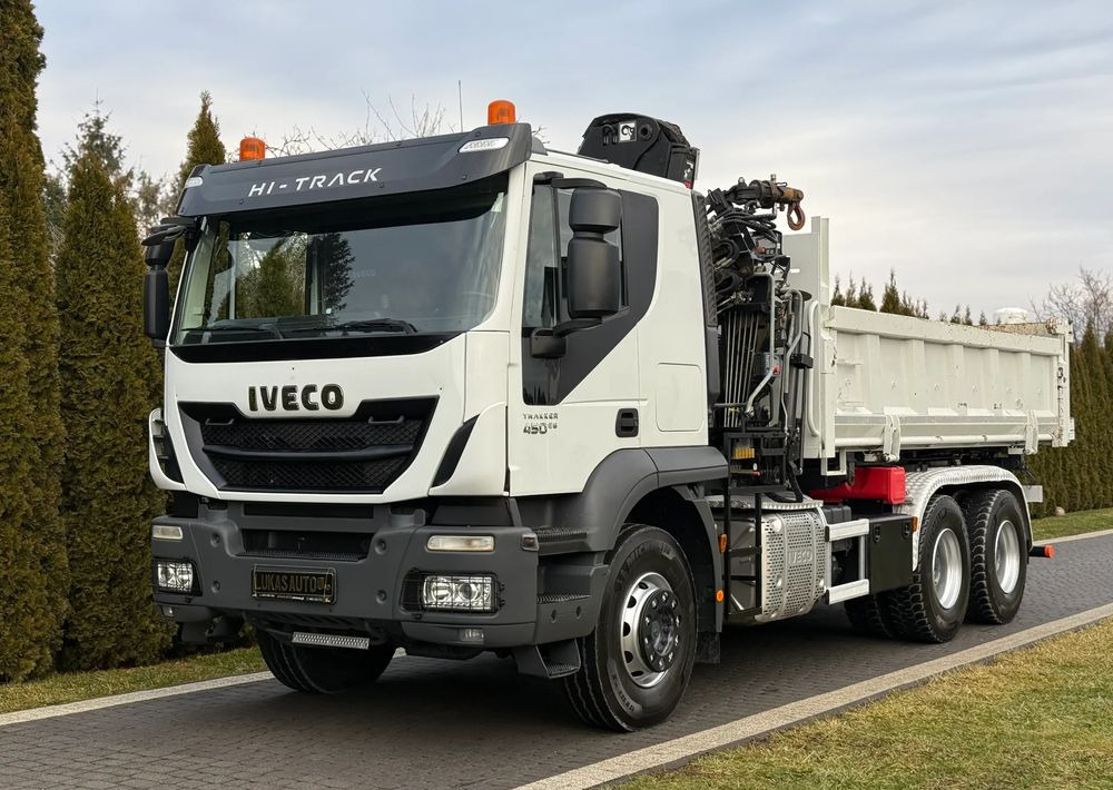 Iveco TRAKKER 450 6X4 PODWÓJNA HYDRO-BURTA HIAB 104 - Camión volquete: foto 4 Iveco TRAKKER 450 6X4 PODWÓJNA HYDRO-BURTA HIAB 104 - Camión volquete: foto 4