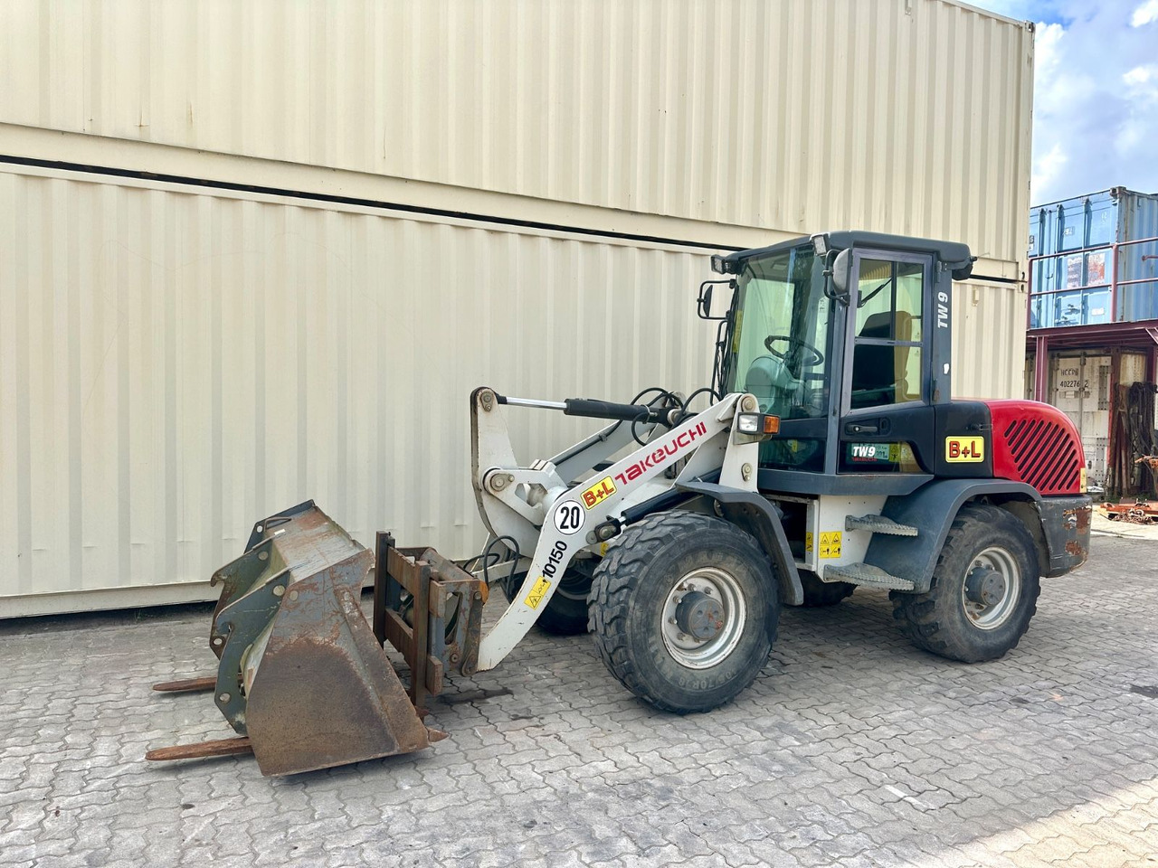 Terex TL80/2014 BJ/Schaufel + Gabel/ Deutsche Maschine - Cargadora de ruedas: foto 1 Terex TL80/2014 BJ/Schaufel + Gabel/ Deutsche Maschine - Cargadora de ruedas: foto 1