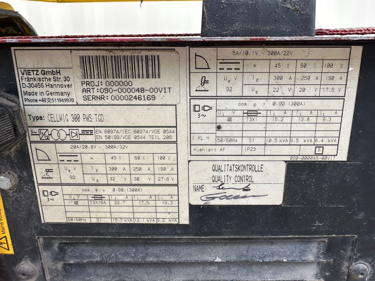 Generador industriale Vietz DGV 301i/S Schweißaggregat / Generator: foto 13