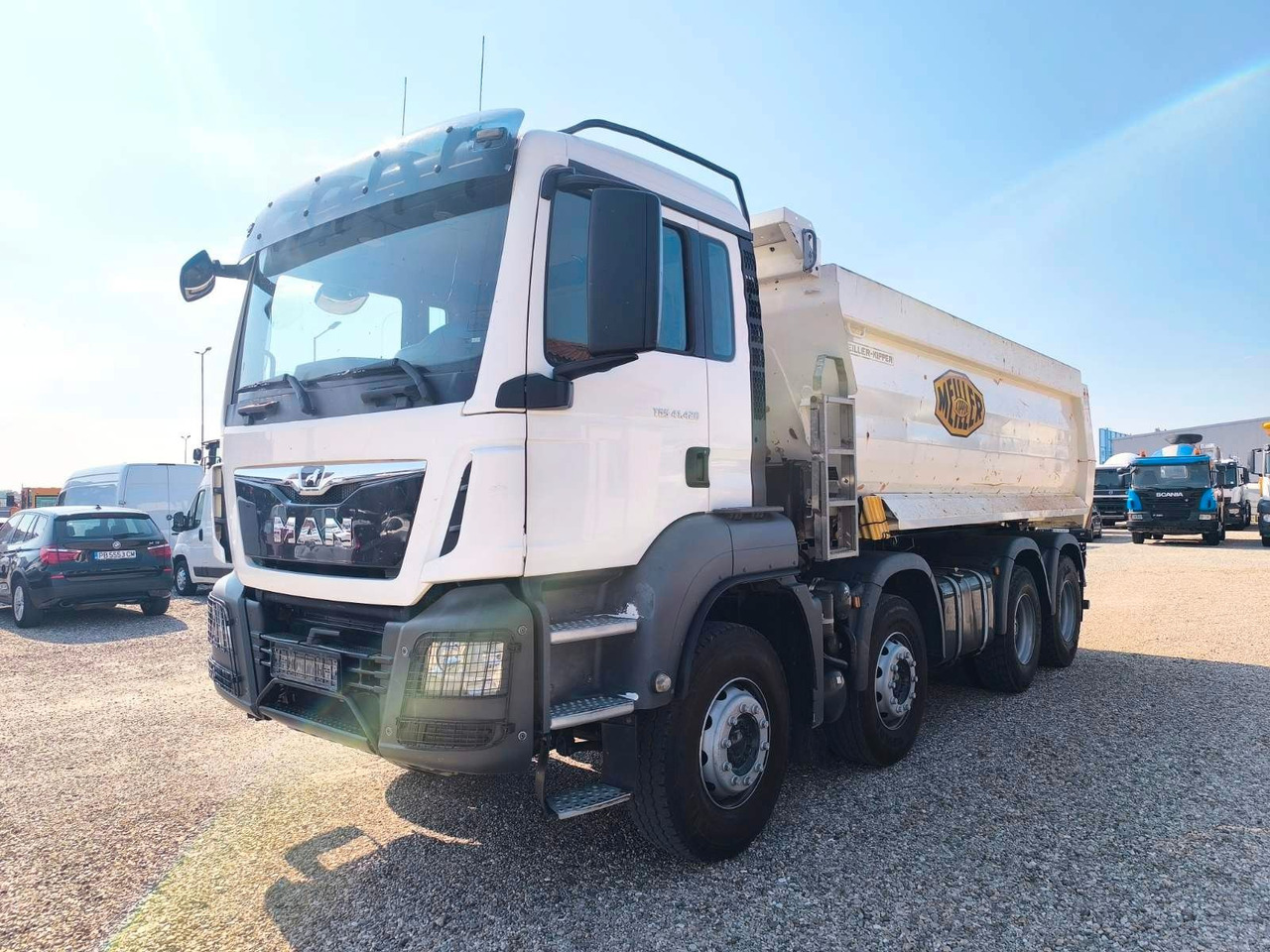 MAN TGS 41.420 MEILLER KIPPER - Camión portacontenedor de cadenas: foto 3 MAN TGS 41.420 MEILLER KIPPER - Camión portacontenedor de cadenas: foto 3