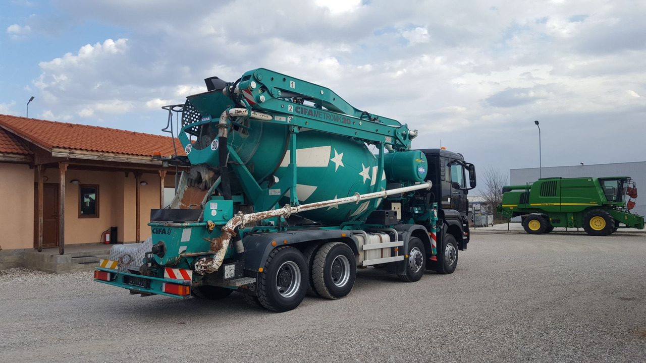 Camión hormigonera con bomba MAN TGS 41.480 CIFA MK20M 8X6: foto 7