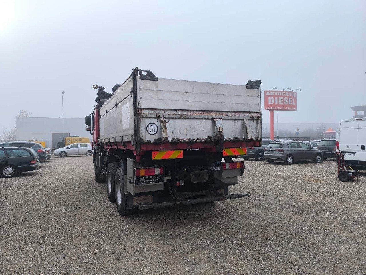 Mercedes-Benz ACTROS 3355 V8 6X6 HIAB 211 EP-5 HIPRO - Camión volquete, Camión grúa: foto 5 Mercedes-Benz ACTROS 3355 V8 6X6 HIAB 211 EP-5 HIPRO - Camión volquete, Camión grúa: foto 5