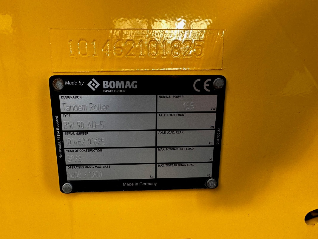 BOMAG DE BW 90 AD-5 Stage V/Tier 4f - Rodillo: foto 4 BOMAG DE BW 90 AD-5 Stage V/Tier 4f - Rodillo: foto 4