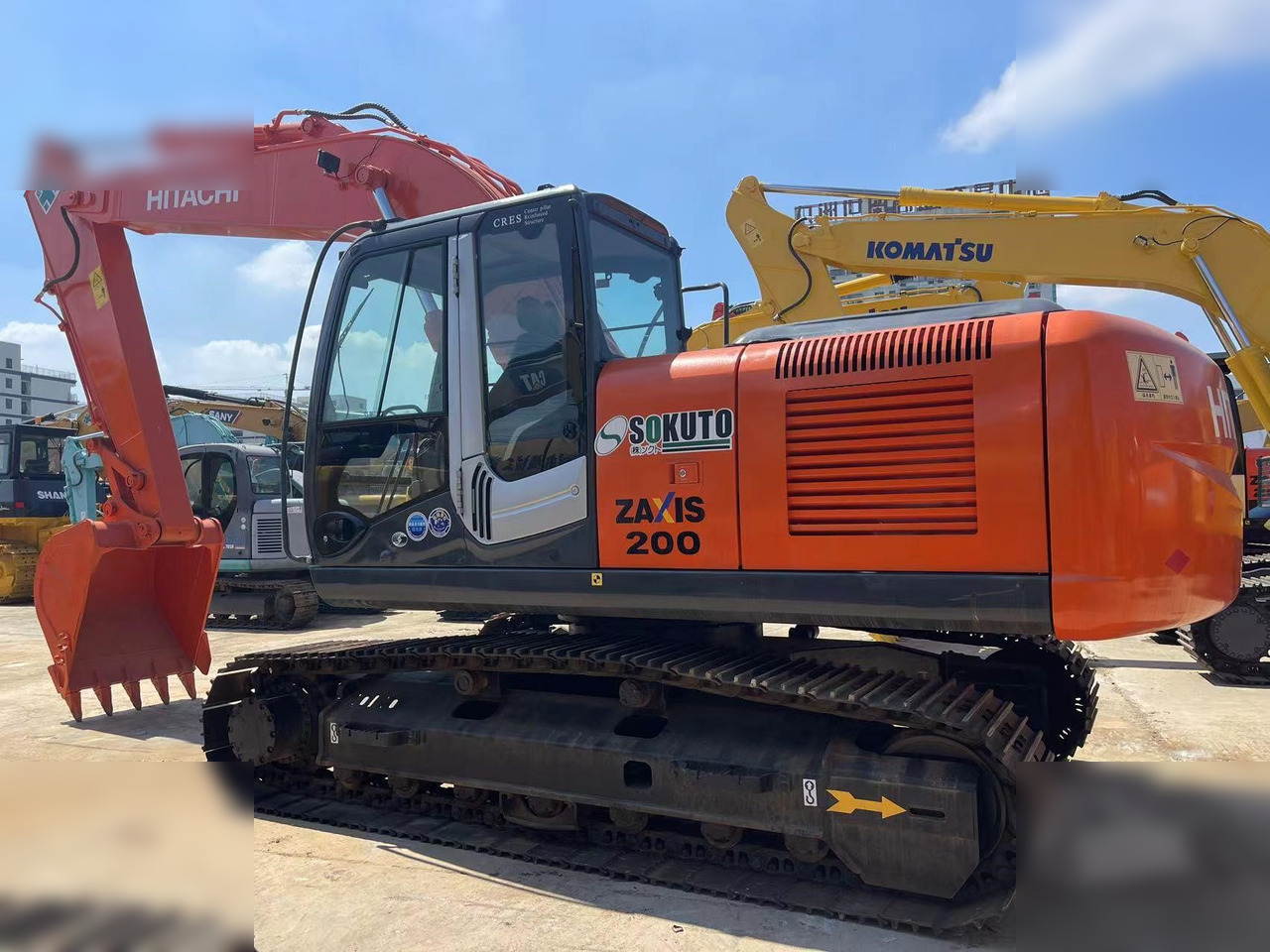 HITACHI ZX200-3G - Excavadora de cadenas: foto 1 HITACHI ZX200-3G - Excavadora de cadenas: foto 1