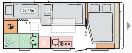 Adria Altea 60Y 552 PK*Fußboden-Temp*Eingangstür Fenst - Caravana: foto 5 Adria Altea 60Y 552 PK*Fußboden-Temp*Eingangstür Fenst - Caravana: foto 5