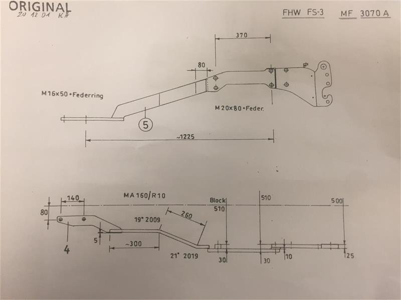 Hauer FS-3 Sidevanger MF 3070 2WD - Implemento para Maquinaria agrícola: foto 3 Hauer FS-3 Sidevanger MF 3070 2WD - Implemento para Maquinaria agrícola: foto 3
