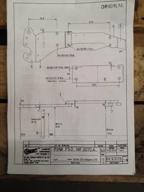 Hauer FS-3 Sidevanger MF 3070 2WD - Implemento para Maquinaria agrícola: foto 4 Hauer FS-3 Sidevanger MF 3070 2WD - Implemento para Maquinaria agrícola: foto 4