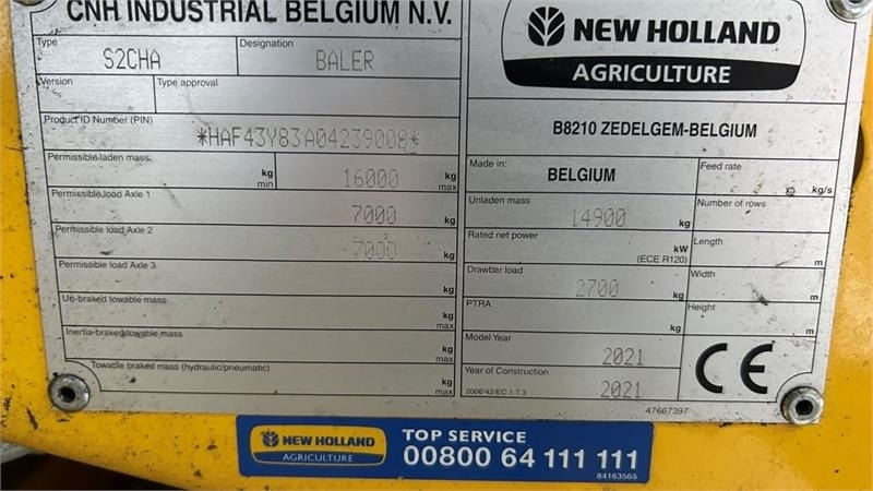 New Holland BB 1290 RC HD - Empacadora de pacas cuadradas: foto 5 New Holland BB 1290 RC HD - Empacadora de pacas cuadradas: foto 5