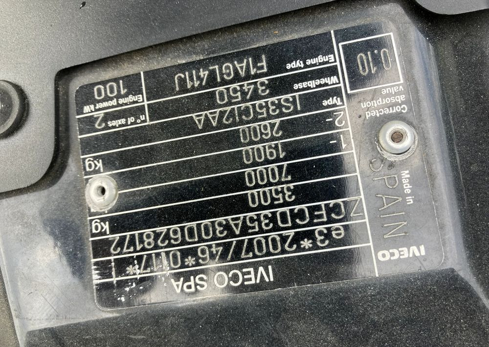 Iveco DAILY 35C14 ramo do zabudowy kiper wywrotka - Camión chasis: foto 5 Iveco DAILY 35C14 ramo do zabudowy kiper wywrotka - Camión chasis: foto 5