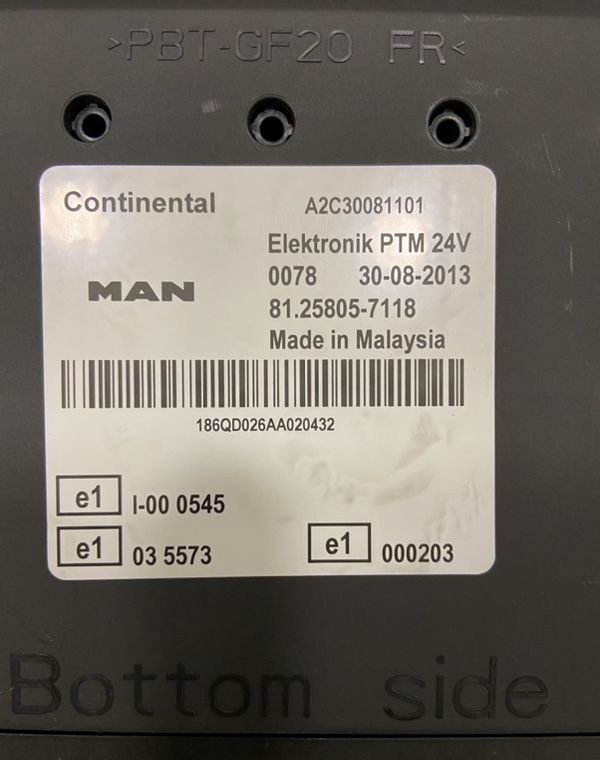 Sterownik PTM MAN TGX TGS euro 6 komputer - Unidad de control para Camión: foto 2 Sterownik PTM MAN TGX TGS euro 6 komputer - Unidad de control para Camión: foto 2