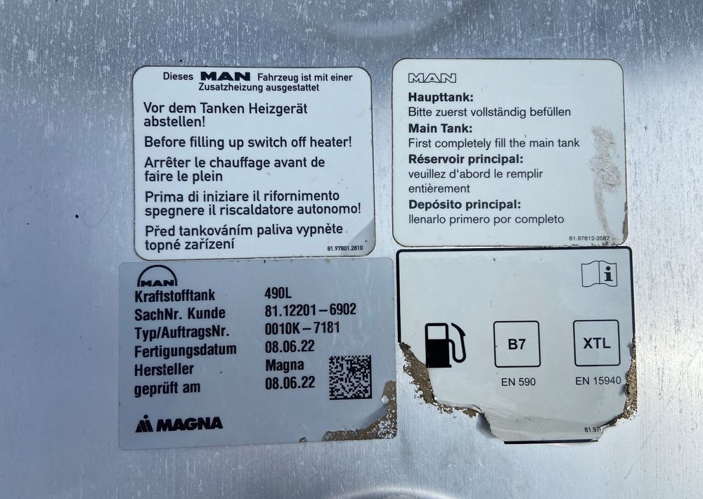 Zbiornik paliwa MAN TGX TGS 490 litrów bak - Depósito de combustible para Camión: foto 5 Zbiornik paliwa MAN TGX TGS 490 litrów bak - Depósito de combustible para Camión: foto 5