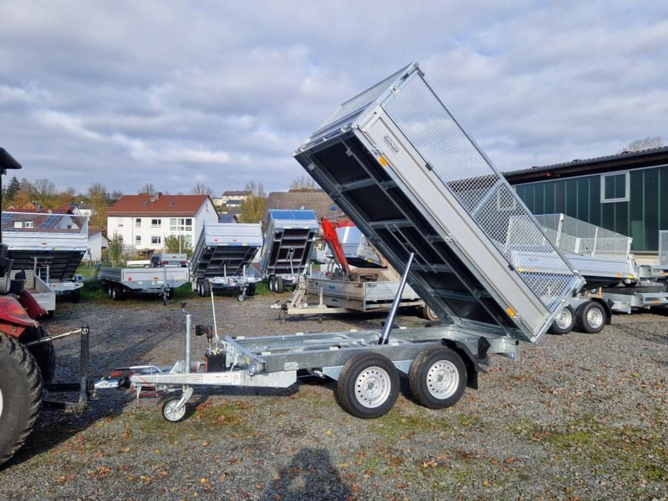 Remolque volquete Böckmann Kipper PKW Anhänger RK-AL 3016/27 Gitteraufsatz EsayKipp: foto 12