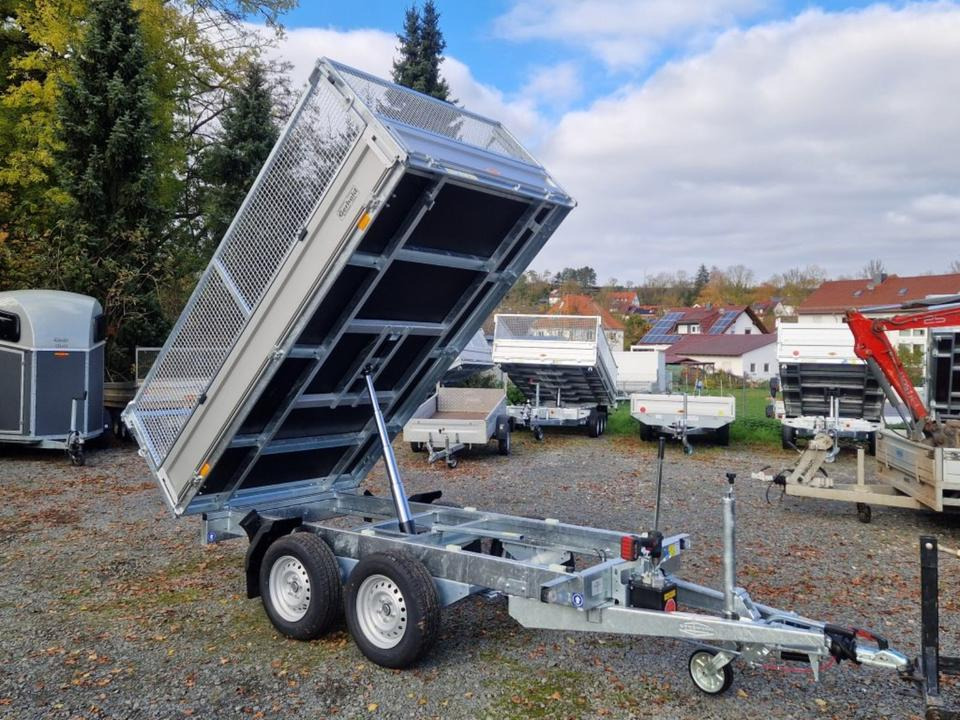 Remolque volquete Böckmann Kipper PKW Anhänger RK-AL 3016/27 Gitteraufsatz EsayKipp: foto 10