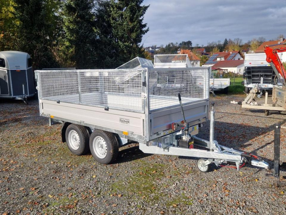Remolque volquete Böckmann Kipper PKW Anhänger RK-AL 3016/27 Gitteraufsatz EsayKipp: foto 7