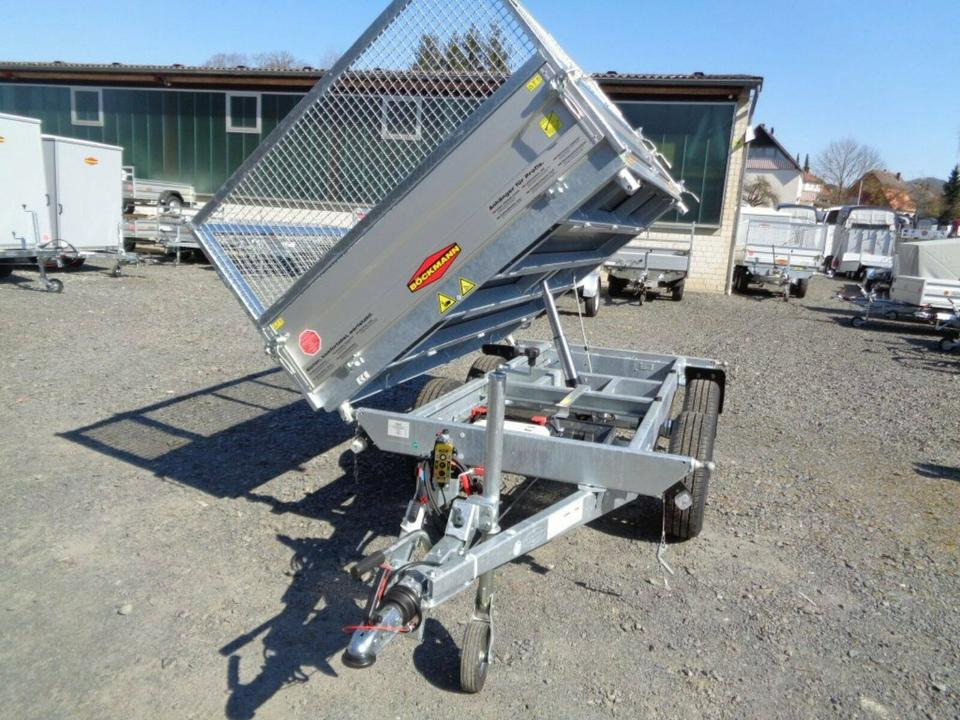 Böckmann PKW-Anhänger Elektro Dreiseitenkipper, 2,7 to - Remolque volquete: foto 3 Böckmann PKW-Anhänger Elektro Dreiseitenkipper, 2,7 to - Remolque volquete: foto 3