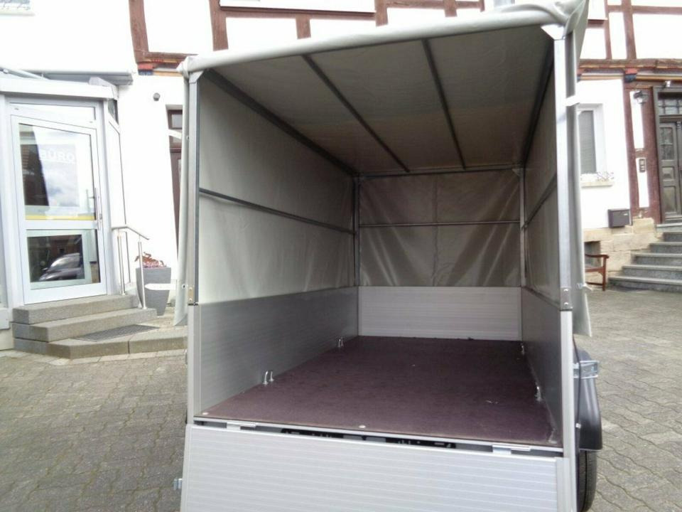 Remolque de coche Pkw Anhänger, 750 kg, Alu Plane und Spriegel 100 km/h: foto 9
