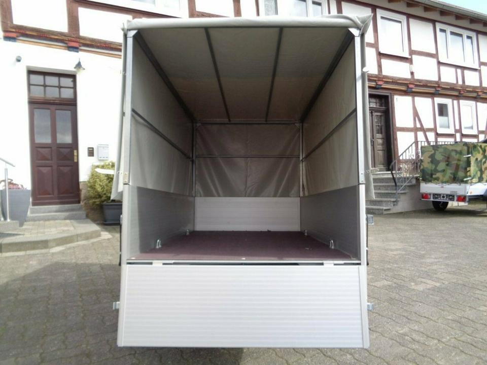 Remolque de coche Pkw Anhänger, 750 kg, Alu Plane und Spriegel 100 km/h: foto 12