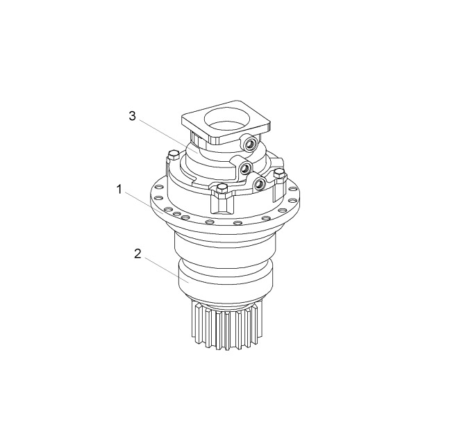 Sennebogen ZF DR250 053017 and ZF DR350 250184 slewing gear - Reductor de giro para Manipulador de materiales: foto 1 Sennebogen ZF DR250 053017 and ZF DR350 250184 slewing gear - Reductor de giro para Manipulador de materiales: foto 1
