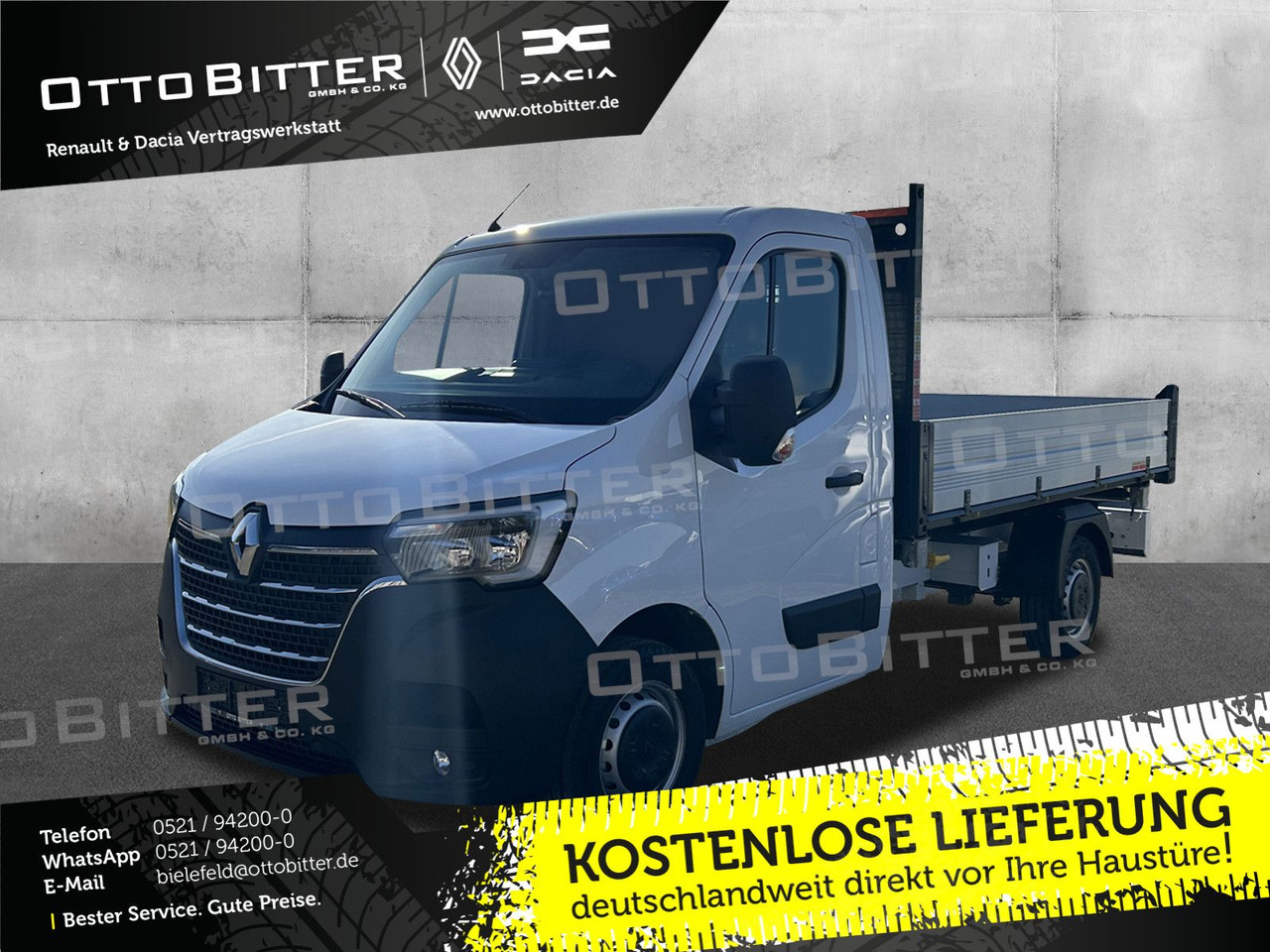 Renault Master FWD dCi165 3,5t L2 Dreiseitenkipper - Furgoneta basculante: foto 1 Renault Master FWD dCi165 3,5t L2 Dreiseitenkipper - Furgoneta basculante: foto 1