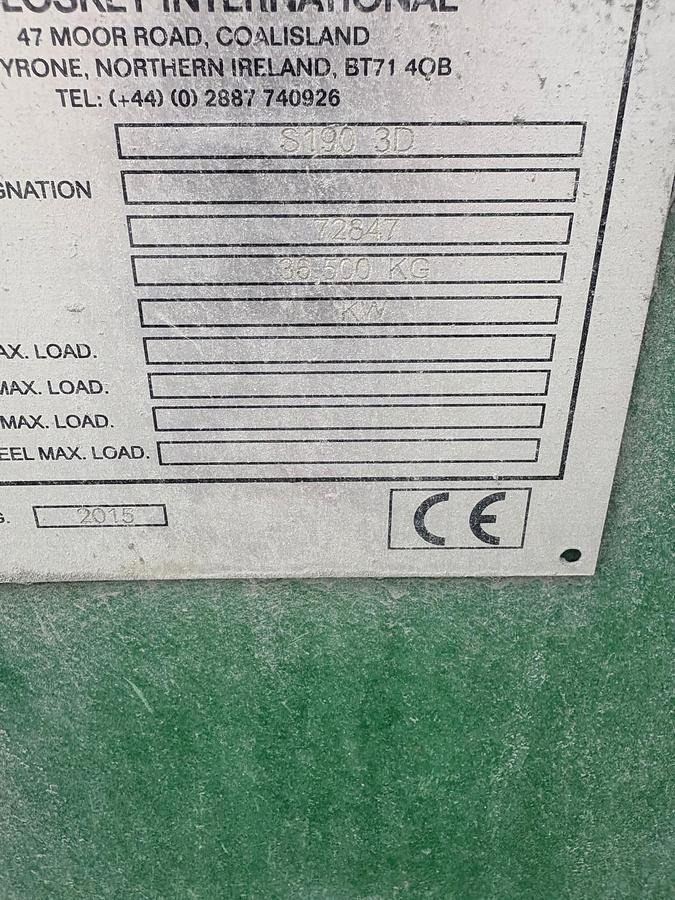 2015 McCloskey S190 - Cribadora: foto 4 2015 McCloskey S190 - Cribadora: foto 4