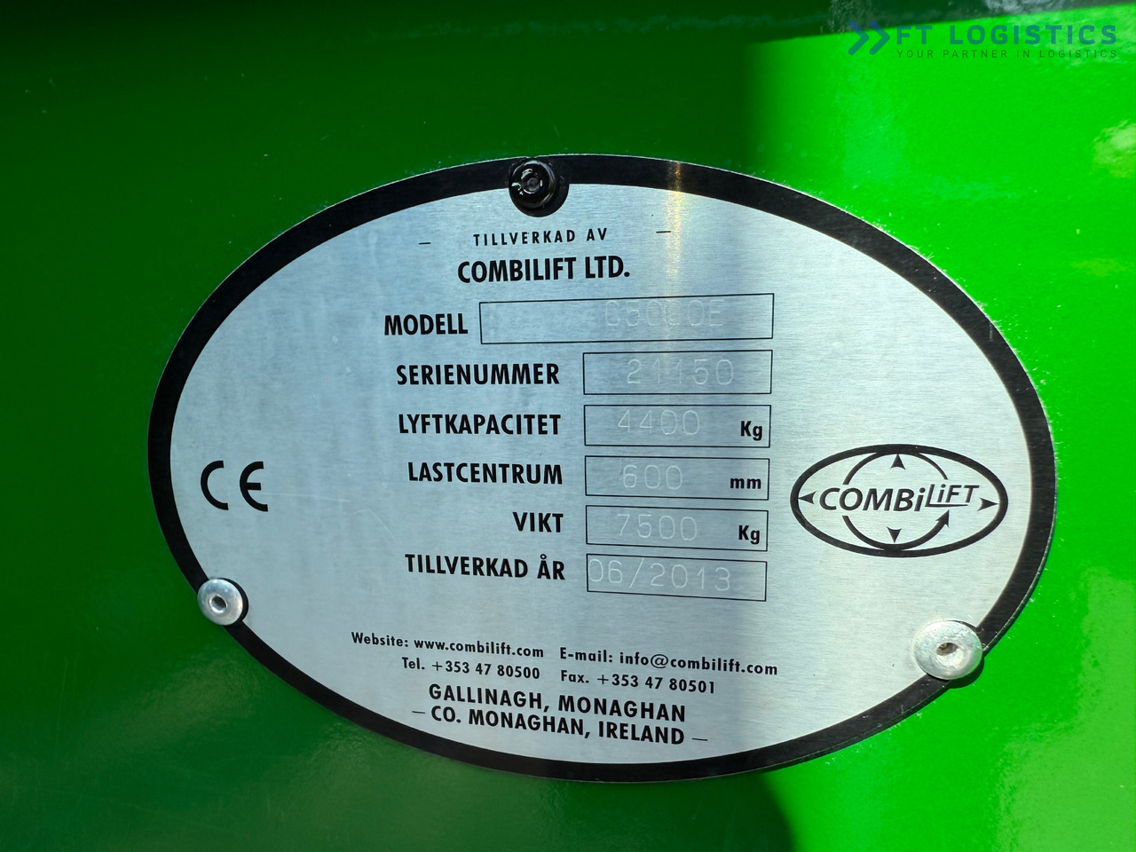 Carretilla de 4 vías nuevo COMBILIFT C5000E / ELECTRIC / TRIPLEX 8300MM / FULL FREE LIFT / WIDE POSITIONER / FORK SIDESHIFT / BATTERY LIKE NEW: foto 24