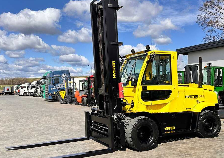 Hyster HYSTER H10.0 FT9 / FORKS 2200MM / POSITIONER / SIDE SHIFT / VALID UDT / 5500MM - Carretilla elevadora diésel: foto 1 Hyster HYSTER H10.0 FT9 / FORKS 2200MM / POSITIONER / SIDE SHIFT / VALID UDT / 5500MM - Carretilla elevadora diésel: foto 1