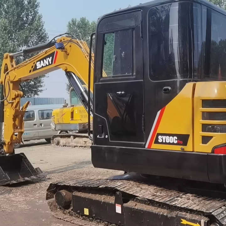 Second Hand Chinese Brand Sany Sy60 Excavator Hot Sale - Excavadora de cadenas: foto 2 Second Hand Chinese Brand Sany Sy60 Excavator Hot Sale - Excavadora de cadenas: foto 2