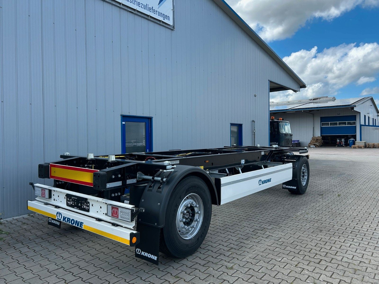 Krone AZW 18 eL3B9 22,5" BDF Box Carrier Neufahrzeug - Remolque portacontenedore/ Intercambiable: foto 3 Krone AZW 18 eL3B9 22,5" BDF Box Carrier Neufahrzeug - Remolque portacontenedore/ Intercambiable: foto 3