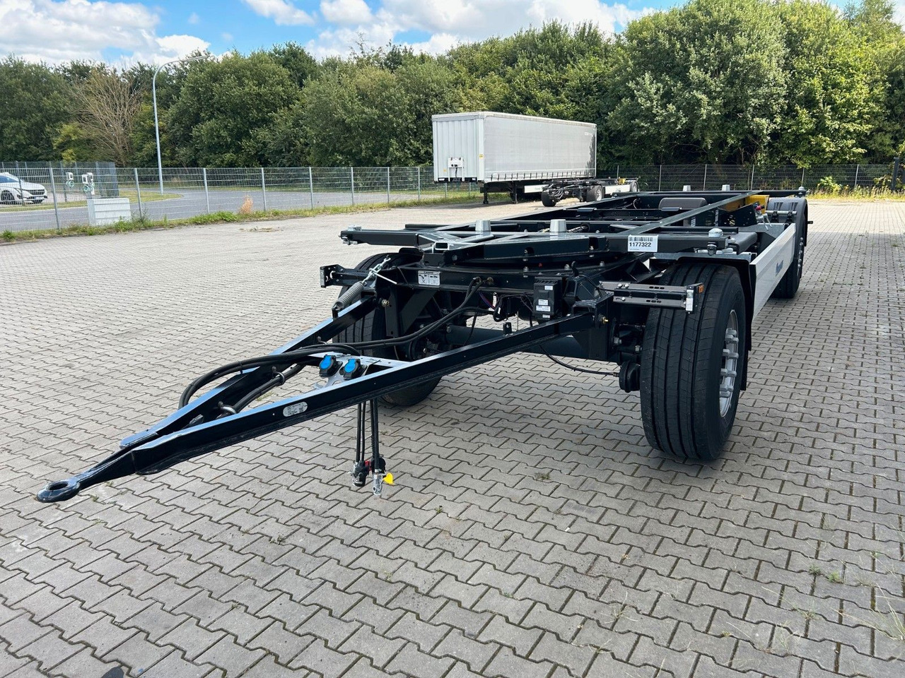 Krone AZW 18 eL3B9 22,5" BDF Box Carrier Neufahrzeug - Remolque portacontenedore/ Intercambiable: foto 5 Krone AZW 18 eL3B9 22,5" BDF Box Carrier Neufahrzeug - Remolque portacontenedore/ Intercambiable: foto 5
