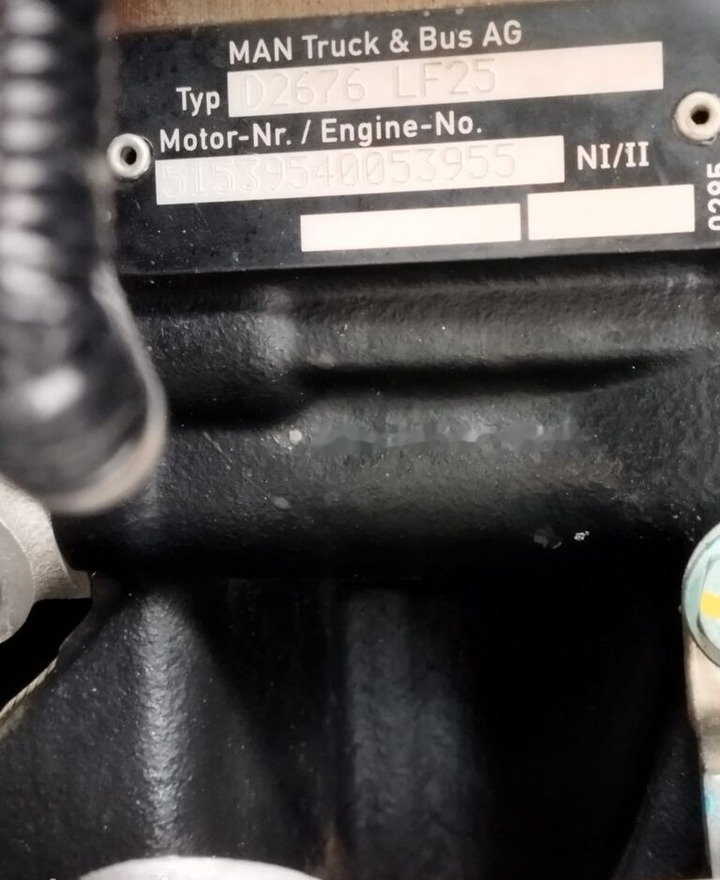 MAN D2676 LF25 MAN TGA, TGS, TGX - Motor para Camión: foto 2 MAN D2676 LF25 MAN TGA, TGS, TGX - Motor para Camión: foto 2