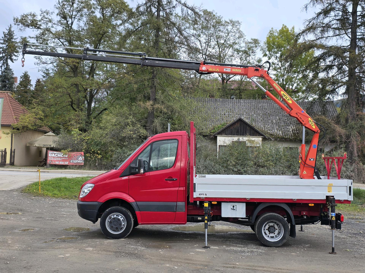 Mercedes-Benz Sprinter 418 CDI Skrzynia +HDS 10.5 M +Pilot ! 87000km ! - Furgoneta caja abierta: foto 4 Mercedes-Benz Sprinter 418 CDI Skrzynia +HDS 10.5 M +Pilot ! 87000km ! - Furgoneta caja abierta: foto 4