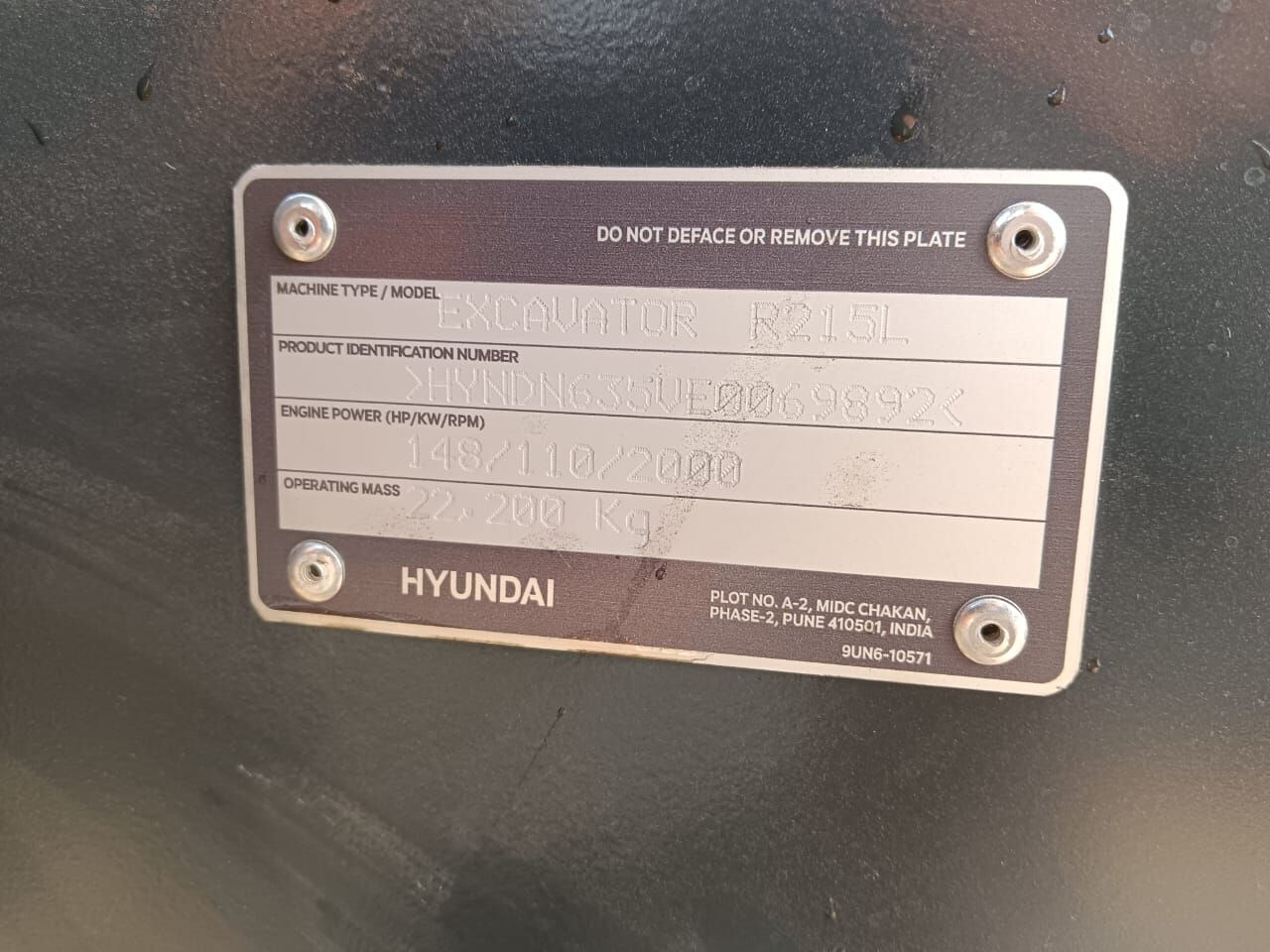 New Hyundai R215L tracked excavator - Excavadora de cadenas: foto 3 New Hyundai R215L tracked excavator - Excavadora de cadenas: foto 3