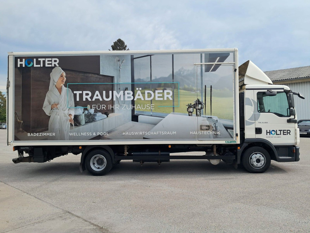 MAN TGL 8.180 Koffer mit LBW | Klima | Diff. | Tempo - Camión caja cerrada: foto 4 MAN TGL 8.180 Koffer mit LBW | Klima | Diff. | Tempo - Camión caja cerrada: foto 4