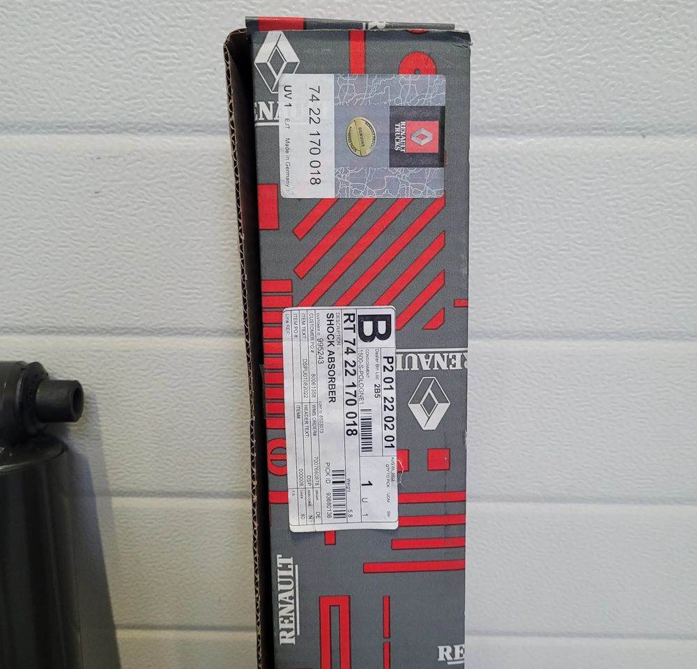 AMORTYZATORY NOWE ORYGINAL RENAULT RANGE T GAMA 742217018 22170016 - Amortiguadores para Camión: foto 3 AMORTYZATORY NOWE ORYGINAL RENAULT RANGE T GAMA 742217018 22170016 - Amortiguadores para Camión: foto 3