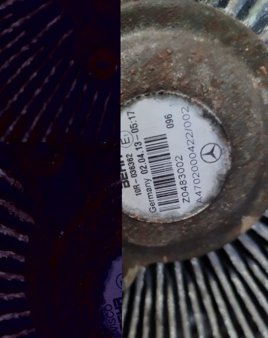 VISKO MERCEDES ACTROS MP4 A4702000422/002 - Ventilador para Camión: foto 2 VISKO MERCEDES ACTROS MP4 A4702000422/002 - Ventilador para Camión: foto 2