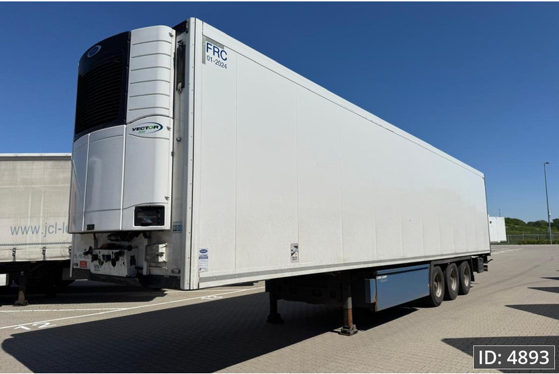 Krone SD / Carrier Vector 1550 / Palletbox / BPW Drum - Semirremolque frigorífico: foto 1 Krone SD / Carrier Vector 1550 / Palletbox / BPW Drum - Semirremolque frigorífico: foto 1