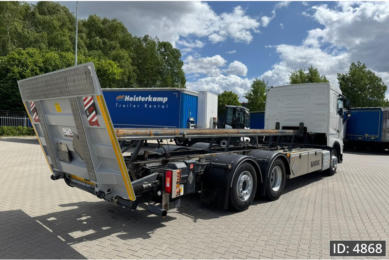 Volvo FH 500 Globetrotter, Euro 6, / 6x2 / Hydraulic body / frame 7.4 m / Tail lift - Camión portacontenedore/ Intercambiable: foto 3 Volvo FH 500 Globetrotter, Euro 6, / 6x2 / Hydraulic body / frame 7.4 m / Tail lift - Camión portacontenedore/ Intercambiable: foto 3