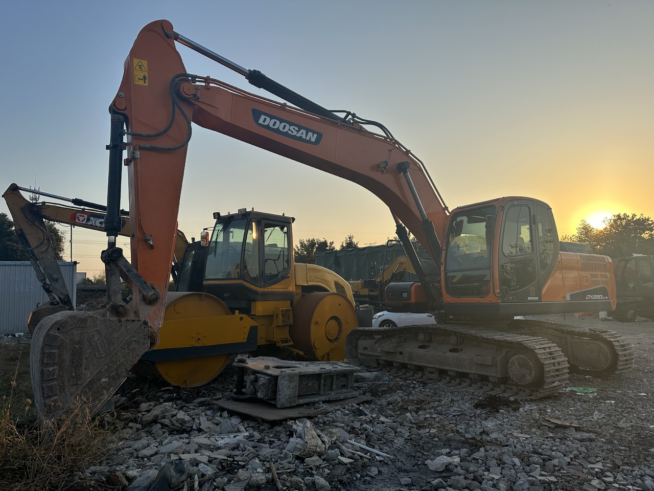 DOOSAN DX220 Crawler Excavator Good Condition - Excavadora de cadenas: foto 5 DOOSAN DX220 Crawler Excavator Good Condition - Excavadora de cadenas: foto 5