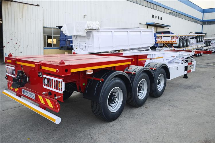TITAN 3 Axle 40ft Container Chassis Trailer for Sale In Guam - Semirremolque chasis: foto 5 TITAN 3 Axle 40ft Container Chassis Trailer for Sale In Guam - Semirremolque chasis: foto 5