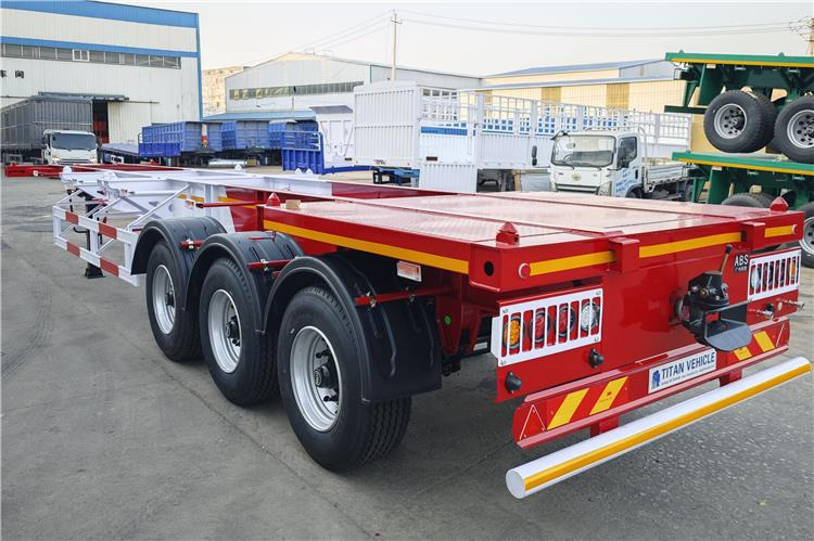 TITAN 3 Axle 40ft Container Chassis Trailer for Sale In Guam - Semirremolque chasis: foto 3 TITAN 3 Axle 40ft Container Chassis Trailer for Sale In Guam - Semirremolque chasis: foto 3