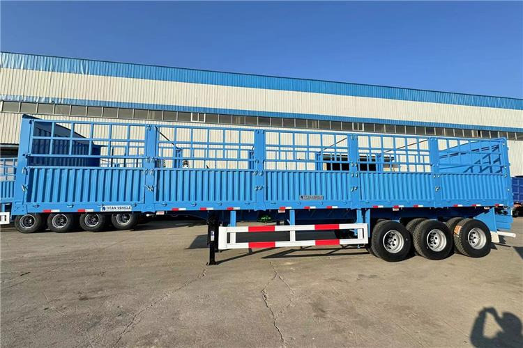 TITAN 3 Axle 60 Ton Cargo Semi Trailer for Sale In Sudan - Semirremolque transporte de ganado: foto 4 TITAN 3 Axle 60 Ton Cargo Semi Trailer for Sale In Sudan - Semirremolque transporte de ganado: foto 4