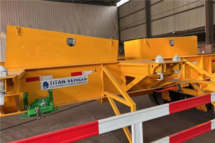 Semirremolque chasis para transporte de contenedores nuevo TITAN 3 Axle Container Skeletal Trailer with Air Suspension for Sale In Aruba: foto 7
