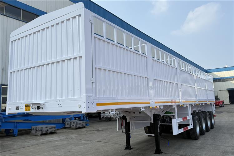 TITAN 4 Axle 80 Ton Fence Cargo Truck Trailer for Sale in Nigeria - Semirremolque transporte de ganado: foto 4 TITAN 4 Axle 80 Ton Fence Cargo Truck Trailer for Sale in Nigeria - Semirremolque transporte de ganado: foto 4