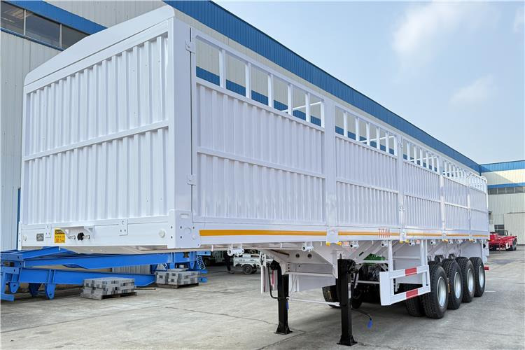 TITAN 4 Axle 80 Ton Fence Cargo Truck Trailer for Sale in Nigeria - Semirremolque transporte de ganado: foto 3 TITAN 4 Axle 80 Ton Fence Cargo Truck Trailer for Sale in Nigeria - Semirremolque transporte de ganado: foto 3