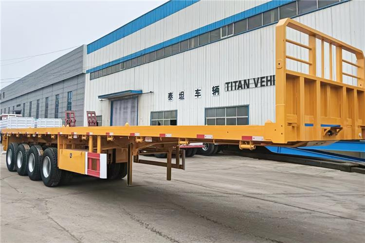 TITAN 4 Axle Flatbed Trailer for Sale Price In Senegal - Semirremolque plataforma/ Caja abierta: foto 3 TITAN 4 Axle Flatbed Trailer for Sale Price In Senegal - Semirremolque plataforma/ Caja abierta: foto 3