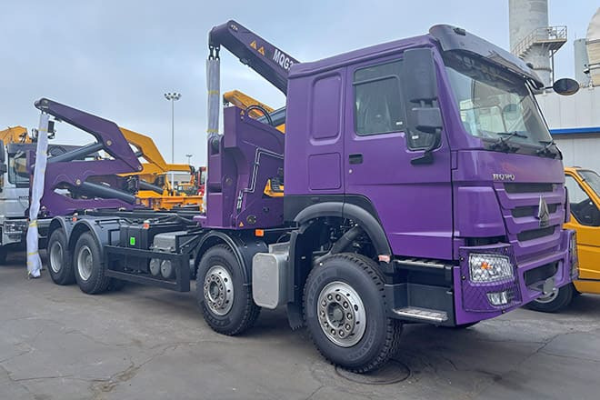 XCMG 37 Ton Container Side Lifter Truck for Sale in Kiribati - Camión portacontenedore/ Intercambiable: foto 5 XCMG 37 Ton Container Side Lifter Truck for Sale in Kiribati - Camión portacontenedore/ Intercambiable: foto 5