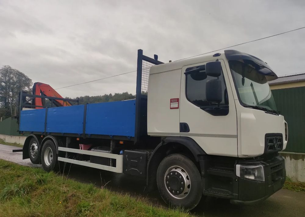 Renault Gama D 26.320 skrzynia hds palfinger PK15500 - Camión caja abierta, Camión grúa: foto 3 Renault Gama D 26.320 skrzynia hds palfinger PK15500 - Camión caja abierta, Camión grúa: foto 3