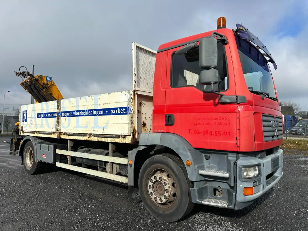 MAN TGM 18.280 *202000 km*Grue EFFER type 120 3 S*PREMIER PROPRIO - Camión grúa, Camión caja abierta: foto 4 MAN TGM 18.280 *202000 km*Grue EFFER type 120 3 S*PREMIER PROPRIO - Camión grúa, Camión caja abierta: foto 4