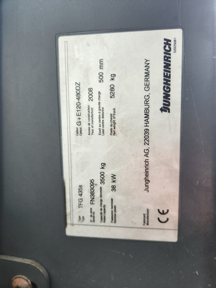 JUGHEINRICH TFG435s - Carretilla elevadora de gas: foto 3 JUGHEINRICH TFG435s - Carretilla elevadora de gas: foto 3